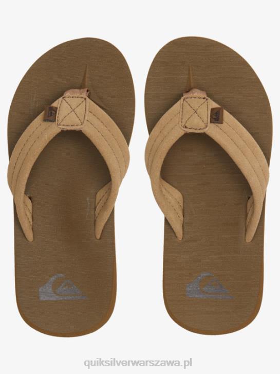chłopcy Quiksilver 8-16 Sandały Carver Suede Core 4DBV2092 opalenizna 1