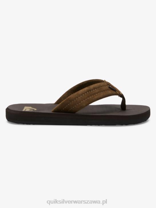 chłopcy Quiksilver 8-16 Sandały Carver Suede Core 4DBV2093 brązowy 1