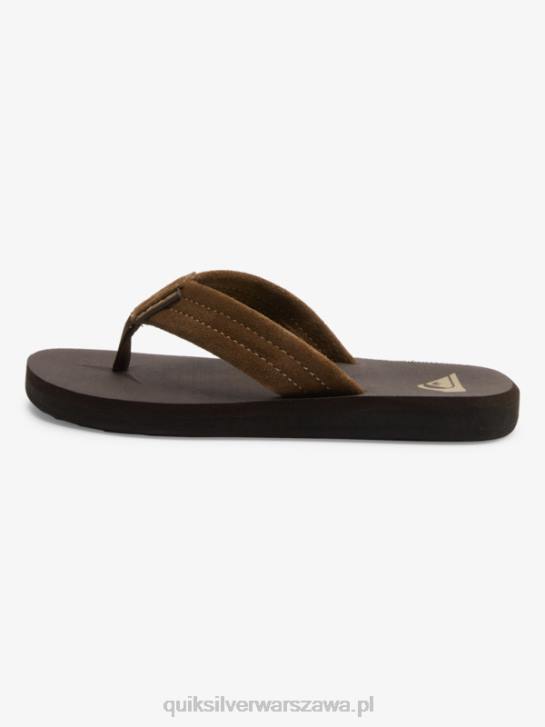 chłopcy Quiksilver 8-16 Sandały Carver Suede Core 4DBV2093 brązowy 1