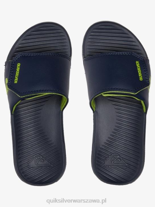 chłopcy Quiksilver 8-16 jasnych suwaków regulacji wybrzeża 4DBV2187 niebieski zielony