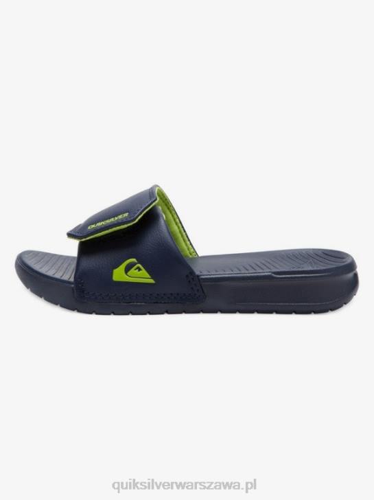 chłopcy Quiksilver 8-16 jasnych suwaków regulacji wybrzeża 4DBV2187 niebieski zielony