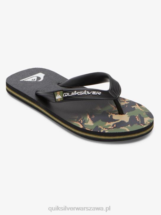 chłopcy Quiksilver 8-16 klapek molokai 4DBV2025 zielony 1