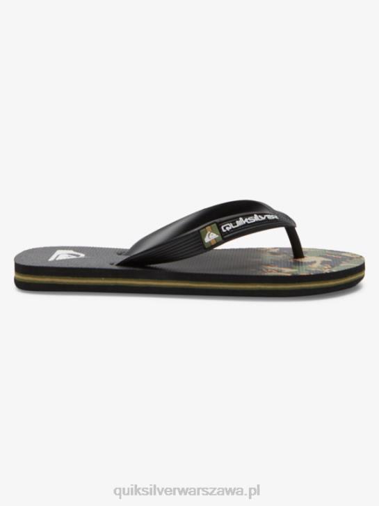 chłopcy Quiksilver 8-16 klapek molokai 4DBV2025 zielony 1