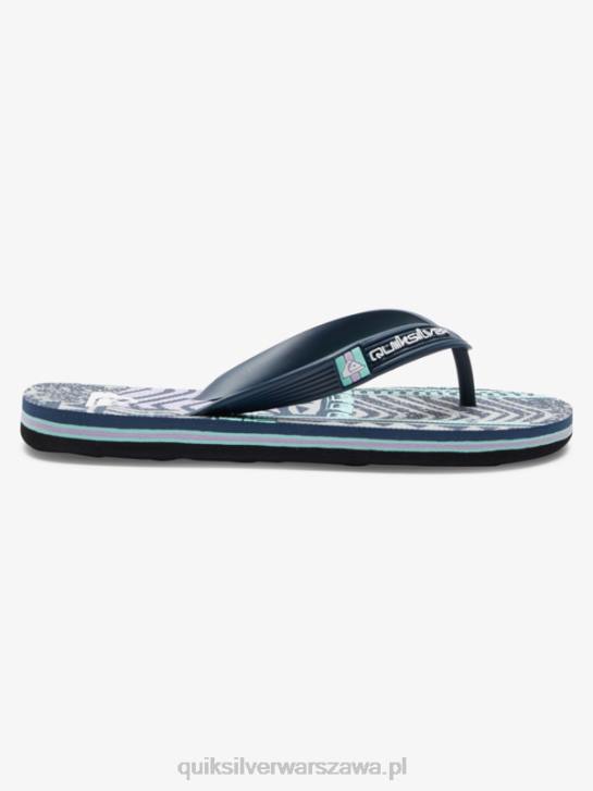 chłopcy Quiksilver 8-16 klapek molokai 4DBV2028 czarny szary