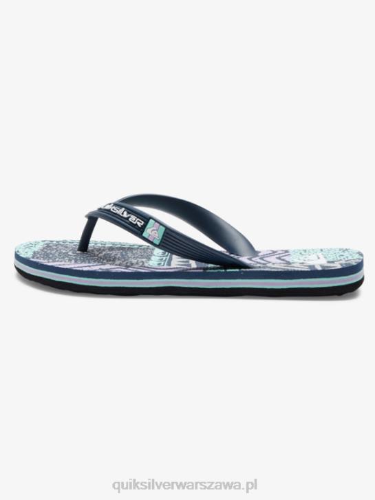 chłopcy Quiksilver 8-16 klapek molokai 4DBV2028 czarny szary