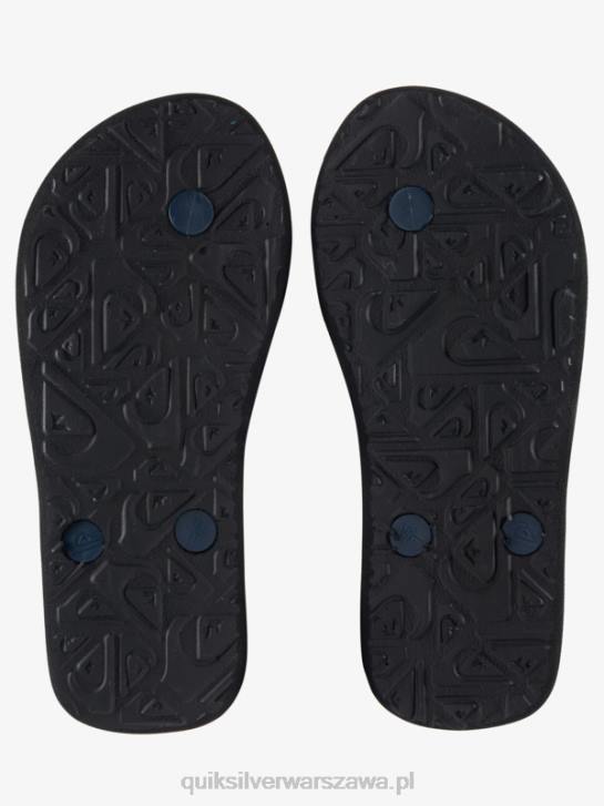 chłopcy Quiksilver 8-16 klapek molokai 4DBV2028 czarny szary
