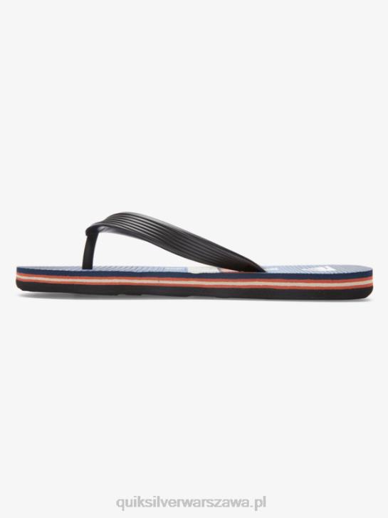 chłopcy Quiksilver 8-16 klapek molokai 4DBV2030 czarno-niebieski