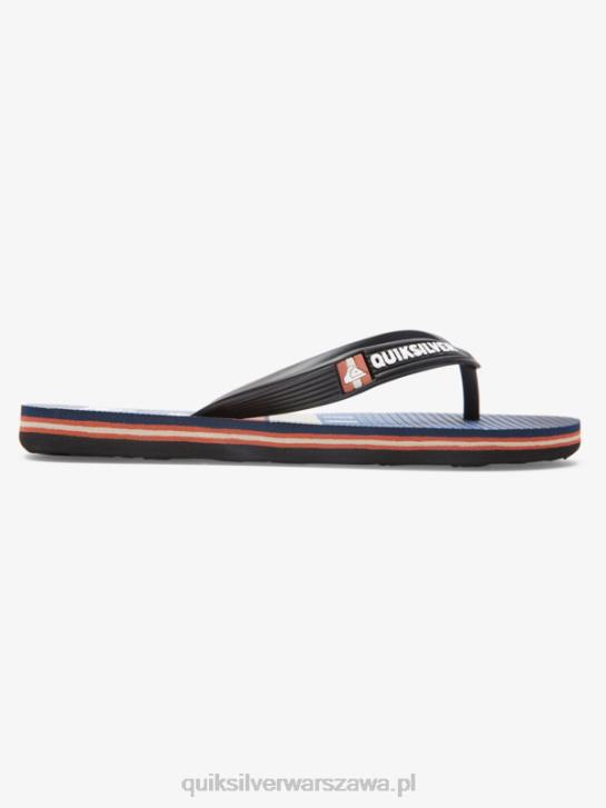 chłopcy Quiksilver 8-16 klapek molokai 4DBV2030 czarno-niebieski