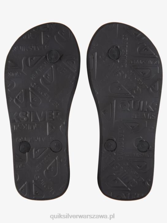 chłopcy Quiksilver 8-16 klapek molokai 4DBV2030 czarno-niebieski