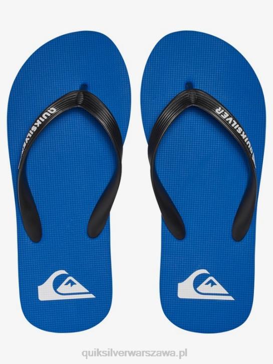 chłopcy Quiksilver 8-16 klapek molokai 4DBV2107 czarno-niebieski