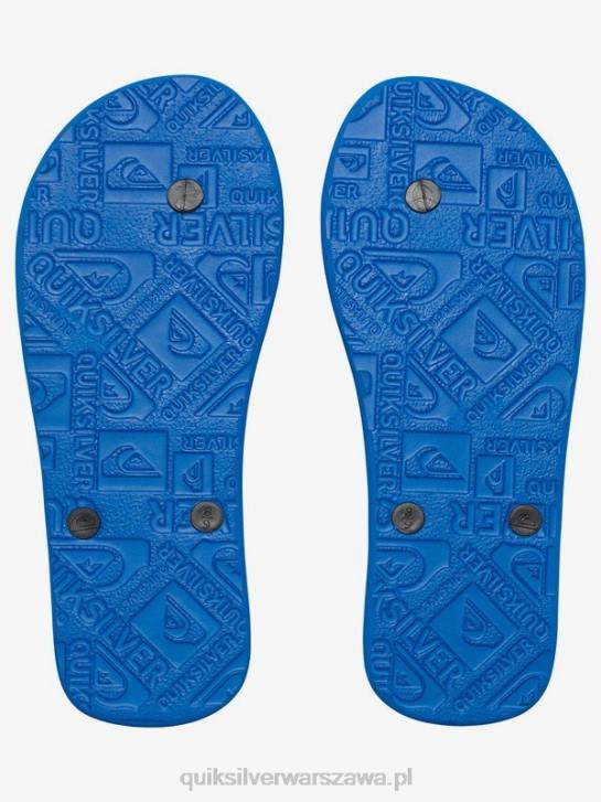 chłopcy Quiksilver 8-16 klapek molokai 4DBV2107 czarno-niebieski