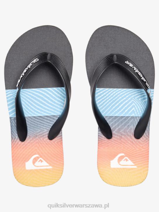 chłopcy Quiksilver 8-16 klapek panelowych molokai 4DBV2206 czarny/pomarańczowy/szary
