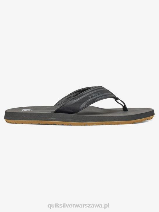 chłopcy Quiksilver 8-16 sandałów z kluczem małpim 4DBV2285 czarny brązowy