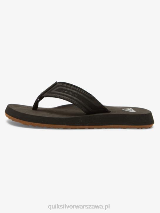 chłopcy Quiksilver 8-16 sandałów z rdzeniem małpiego klucza 4DBV2181 czarny