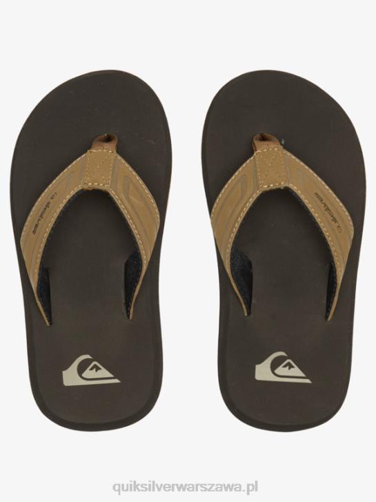 chłopcy Quiksilver 8-16 sandałów z rdzeniem małpiego klucza 4DBV2182 opalenizna 1