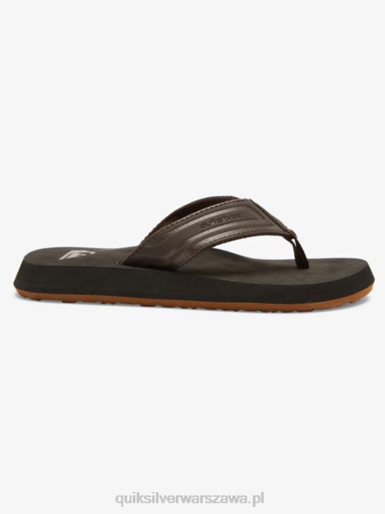 chłopcy Quiksilver 8-16 sandałów z rdzeniem małpiego klucza 4DBV2183 brązowy 1