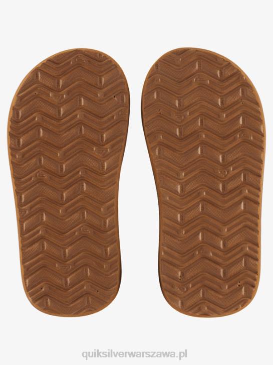 chłopcy Quiksilver 8-16 sandałów z rdzeniem małpiego klucza 4DBV2183 brązowy 1
