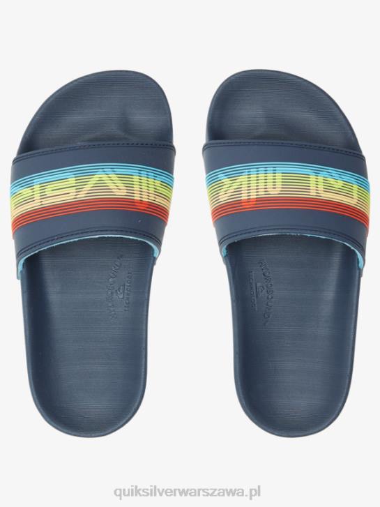 chłopcy Quiksilver 8-16 sandały z napisem Rivi 4DBV2162 niebieski 2