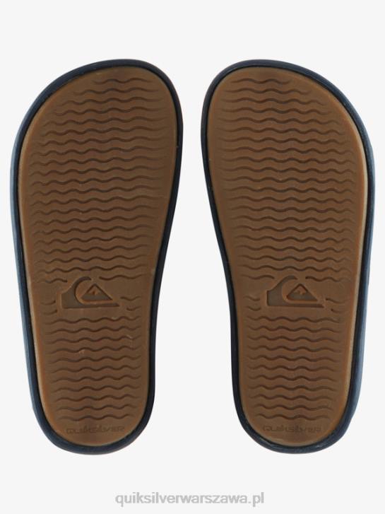 chłopcy Quiksilver 8-16 sandały z napisem Rivi 4DBV2162 niebieski 2
