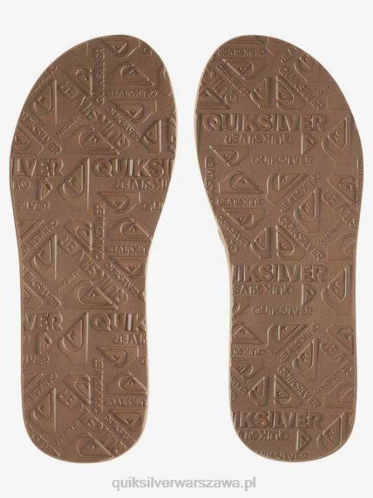 chłopcy Quiksilver 8-16 sandały z zamszowej skóry Carver 4DBV2282 jasnobrązowy - stały