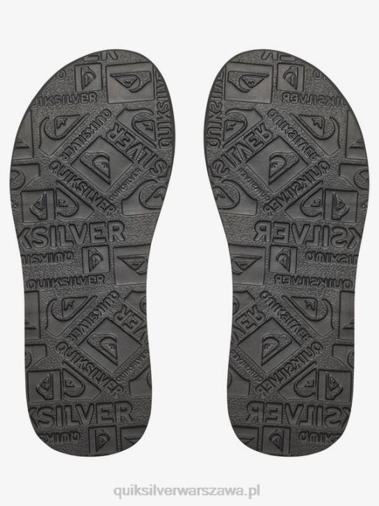 chłopcy Quiksilver 8-16 sandały z zamszowej skóry Carver 4DBV2283 demitasse - solidny