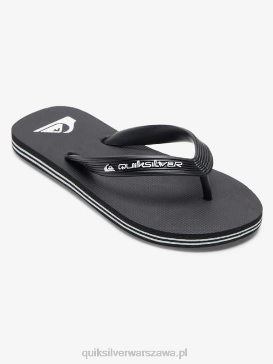 chłopcy Quiksilver Japonki z rdzeniem molokai 8-16 4DBV2168 czarny