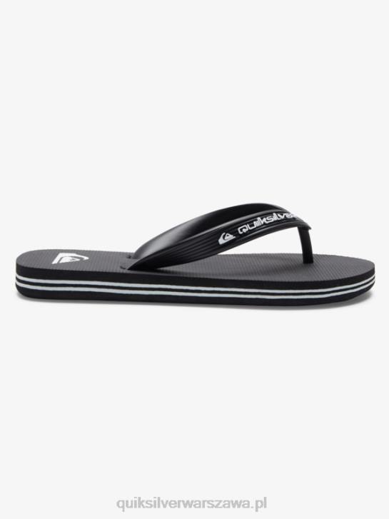 chłopcy Quiksilver Japonki z rdzeniem molokai 8-16 4DBV2168 czarny