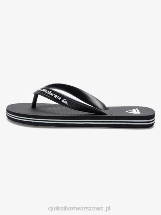chłopcy Quiksilver Japonki z rdzeniem molokai 8-16 4DBV2168 czarny