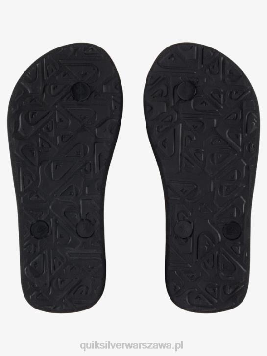 chłopcy Quiksilver Japonki z rdzeniem molokai 8-16 4DBV2168 czarny