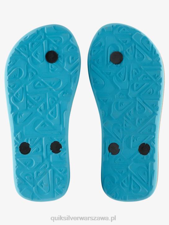 chłopcy Quiksilver Japonki z rdzeniem molokai 8-16 4DBV2169 czarny
