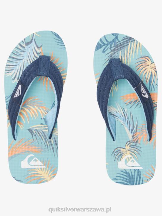 chłopcy Quiksilver Luźne sandały molokai 8-16 4DBV1991 niebieski 2