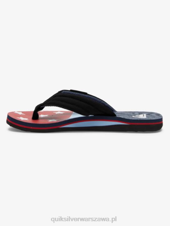 chłopcy Quiksilver Luźne sandały molokai 8-16 4DBV1992 niebieski 3