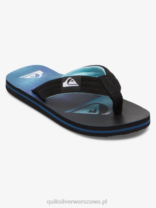 chłopcy Quiksilver Luźne sandały molokai 8-16 4DBV1993 niebieski 1