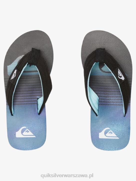 chłopcy Quiksilver Luźne sandały molokai 8-16 4DBV1993 niebieski 1