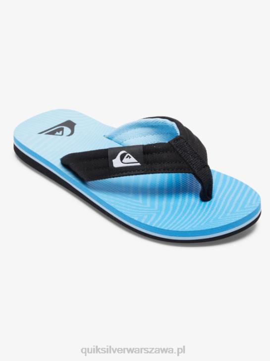chłopcy Quiksilver Luźne sandały molokai 8-16 4DBV1996 niebieski 7