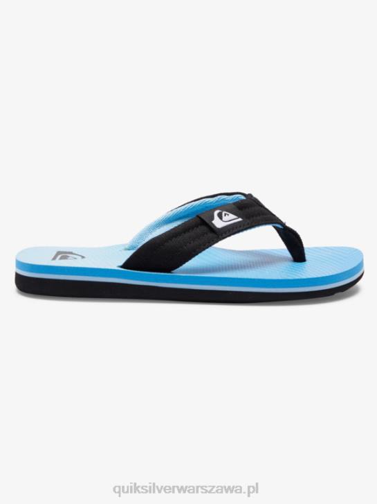 chłopcy Quiksilver Luźne sandały molokai 8-16 4DBV1996 niebieski 7