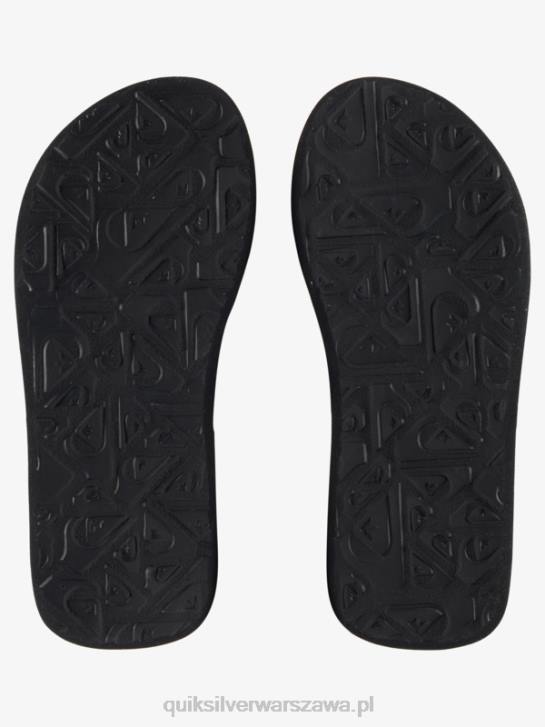 chłopcy Quiksilver Luźne sandały molokai 8-16 4DBV1997 niebieski/pomarańczowy