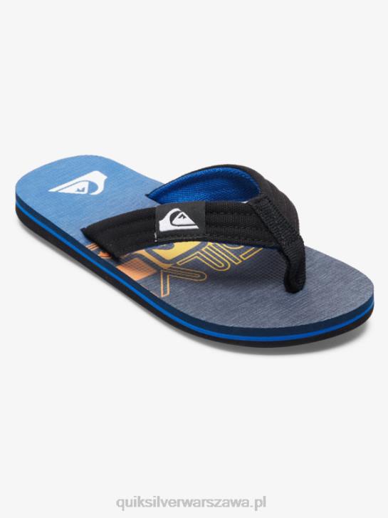 chłopcy Quiksilver Luźne sandały molokai 8-16 4DBV1998 niebieski 6