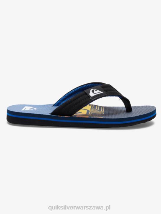 chłopcy Quiksilver Luźne sandały molokai 8-16 4DBV1998 niebieski 6