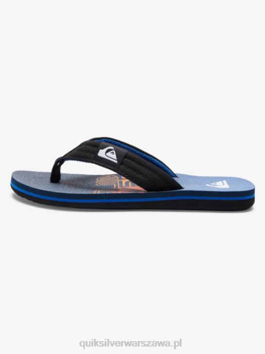 chłopcy Quiksilver Luźne sandały molokai 8-16 4DBV1998 niebieski 6
