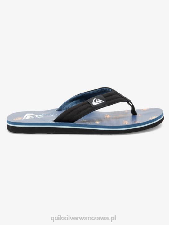 chłopcy Quiksilver Podstawowe sandały molokai 8-16 4DBV2251 niebieski 4