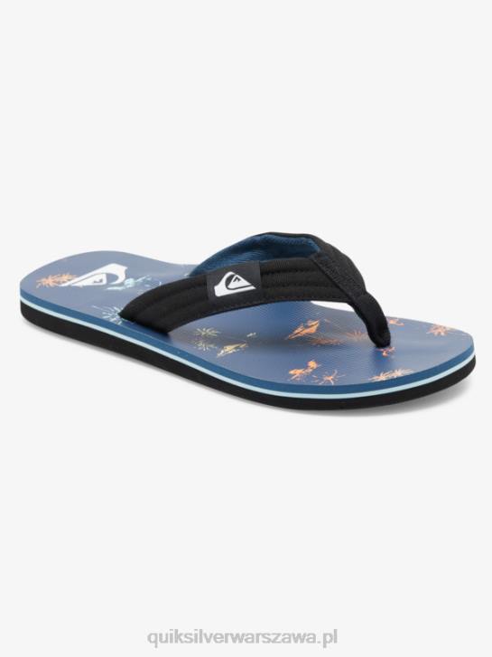 chłopcy Quiksilver Podstawowe sandały molokai 8-16 4DBV2251 niebieski 4