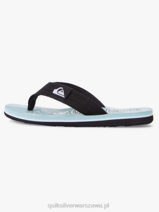 chłopcy Quiksilver Podstawowe sandały molokai 8-16 4DBV2253 niebieski 1