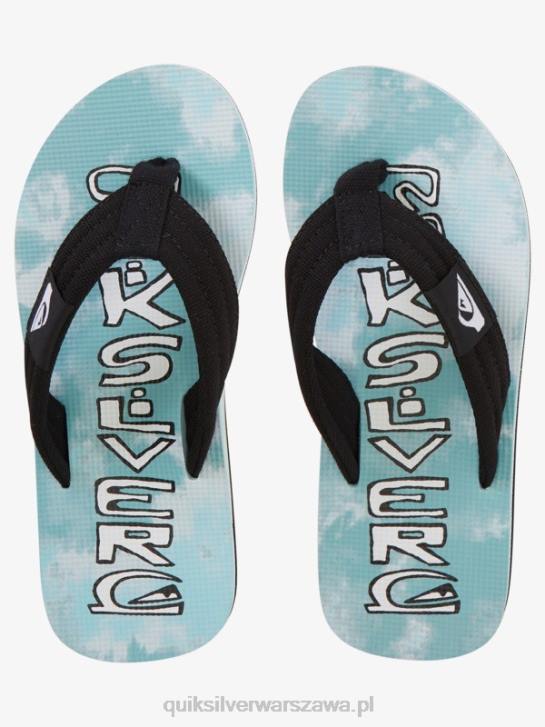 chłopcy Quiksilver Podstawowe sandały molokai 8-16 4DBV2253 niebieski 1