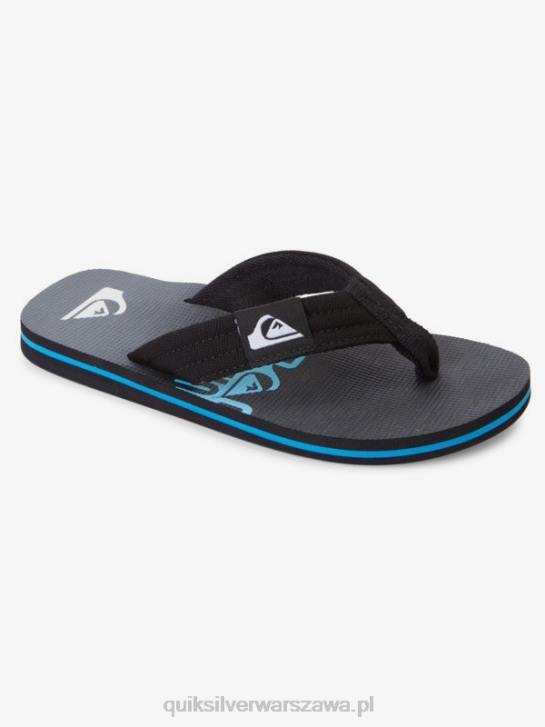 chłopcy Quiksilver Podstawowe sandały molokai 8-16 4DBV2254 czarny