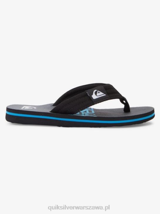 chłopcy Quiksilver Podstawowe sandały molokai 8-16 4DBV2254 czarny