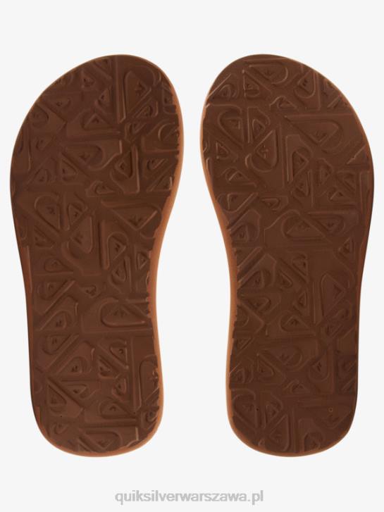 chłopcy Quiksilver Sandały Carver Switch 8-16 4DBV2210 czarny brązowy