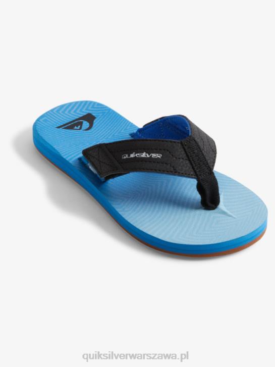 chłopcy Quiksilver Sandały Carver Switch 8-16 4DBV2211 niebieski 5