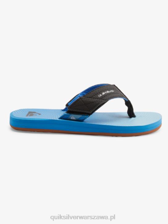 chłopcy Quiksilver Sandały Carver Switch 8-16 4DBV2211 niebieski 5