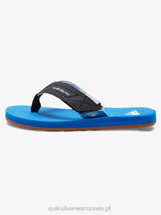 chłopcy Quiksilver Sandały Carver Switch 8-16 4DBV2211 niebieski 5
